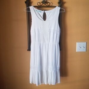 Maurices White Midi Dress